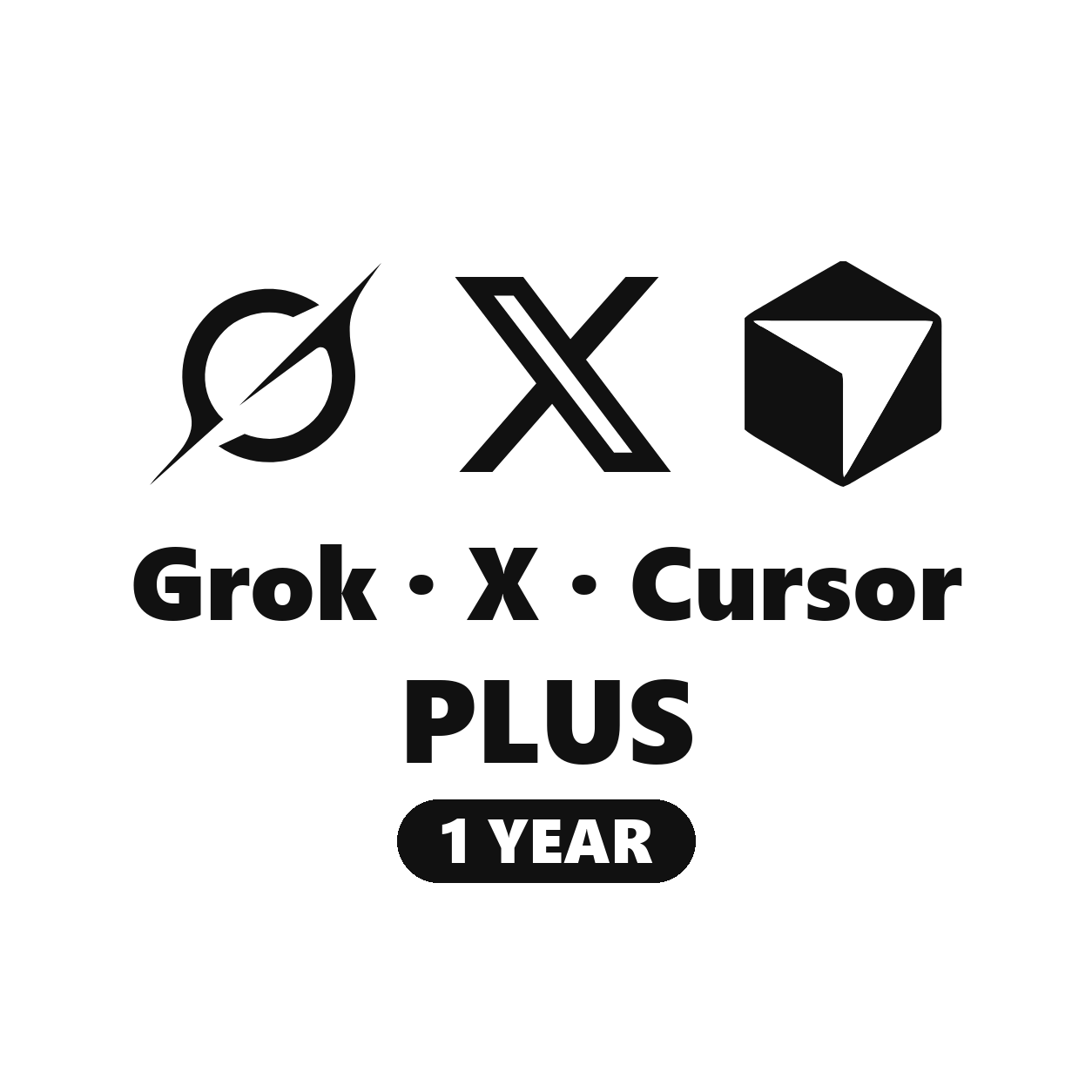 【官方儲值】美國區 Grok Plus 一年（質保訂閱）
